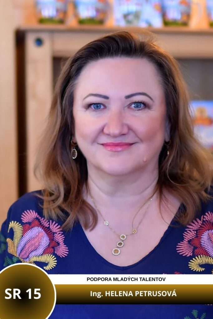 SR 15 - Ing. HELENA PETRUSOVÁ, spolumajiteľka spoločnosti Agrokarpaty, s.r.o Plavnica, zakladateľka Bylinkovej školy