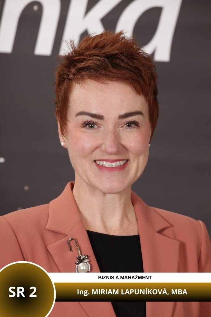 SR 2 - Ing. MIRIAM LAPUNÍKOVÁ, MBA, riaditeľka Fakultnej nemocnice s poliklinikou F.D. Roosevelta Banská Bystrica