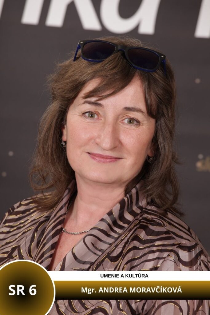 SR 6 - Mgr. ANDREA MORAVČÍKOVÁ, vedúca Mestského múzea v Lučenci